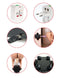 Various components of the Fetish Fantasy Portable Sex Machine, showing plugs, attachments, and user demonstration.
