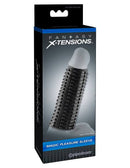 Fantasy X-Tensions Magic Pleasure Sleeve Black packaging with textured design and soft tip for enhanced pleasure.