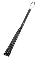 Fetish Fantasy Series Cat-O-Nine Tails Flogger Black features a sleek design with numerous long tails for bondage play.