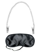 Fetish Fantasy Series Limited Edition Ultimate Bondage Kit includes a satin eye mask and chain with clips.