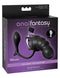 Anal Fantasy Elite Ass-Gasm Cock Blocker - Black silicone chastity cage for anal and prostate play.