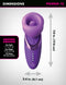 FANTASY FOR HER PLEASURE SUCKER - PURPLE-2