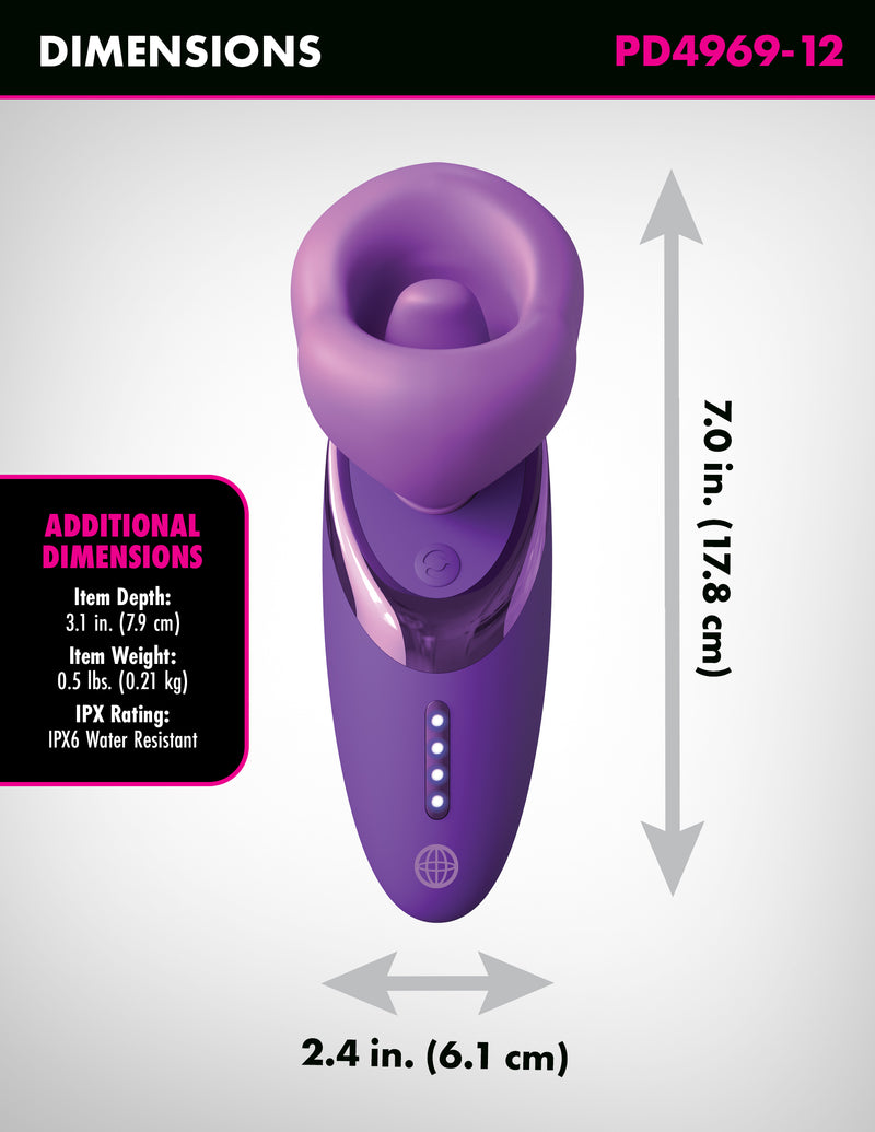 FANTASY FOR HER PLEASURE SUCKER - PURPLE-2