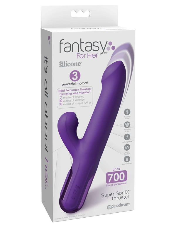 FANTASY FOR HER SUPER SONIX THRUSTER - PURPLE-0