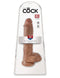 KING COCK 10 IN COCK W/BALLS TAN-4