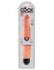King Cock 10" Vibrating Stiffy dildo in packaging, realistic design and multi-speed feature, body safe material.