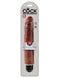 King Cock Vibrating Stiffy Dildo 10 inches in chocolate packaging for realistic pleasure.