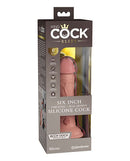 KING COCK ELITE 6 IN VIBRATING DUAL DENSITY LIGHT-0