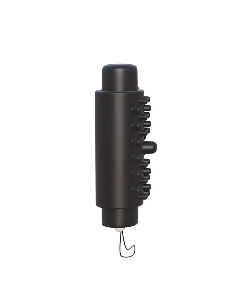 Fantasy C-Ringz Remote Control Performance Pro pleasure ring in black with textured surface.
