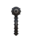 Fantasy C-Ringz The Wingman Black Vibrating Ring shown from above, highlighting its unique design and flexibility.