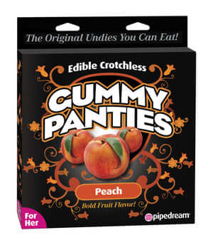 EDIBLE CROTCHLESS GUMMY PANTIES PEACH-0