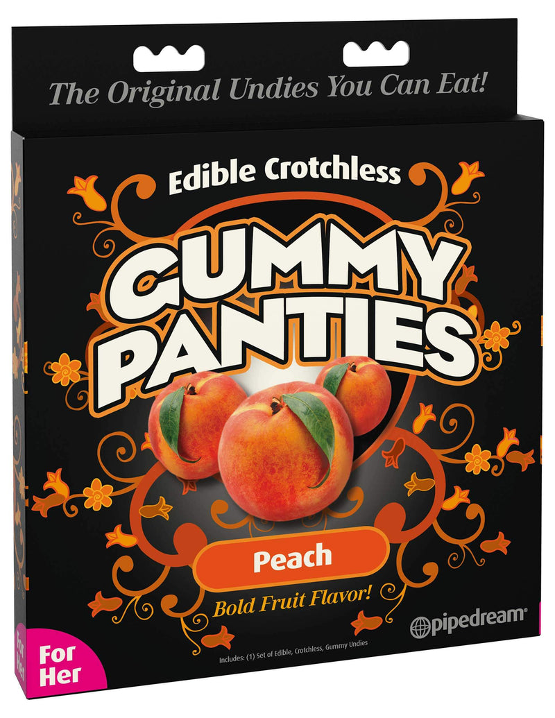 EDIBLE CROTCHLESS GUMMY PANTIES PEACH-1