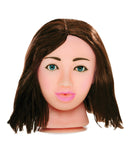 Pipedream Extreme Toyz Fuck My Face Brunette Mouth Stroker, lifelike brunette head with realistic features.