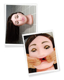 Pipedream Extreme Toyz Fuck My Face Brunette Mouth Stroker realistic oral masturbator with brunette head.