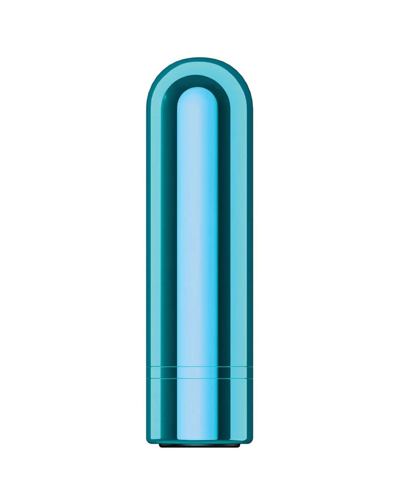 Kool Vibes Rechargeable Mini Bullet Vibrator in Blueberry - 10 Vibration Modes, Compact Design