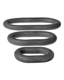 The Xplay Mix 3 Pack Silicone Wrap Ring Ultra Stretch, featuring three flexible silicone rings in varying sizes.