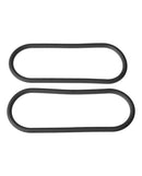 Perfect Fit Xplay Silicone 15 Slim Wrap Cock Ring - two flexible silicone cock rings for adjustable comfort.