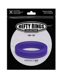 Perfect Fit Hefty Ring 1.75 Inch Silicone Purple in packaging, designed for enhanced intimate experiences.