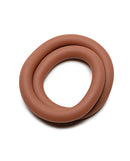 Perfect Fit Hefty Wrap Ring 12 Inch Silicone Tan displayed in a smooth, tan silicone design for customizable fit.