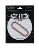 Perfect Fit Hefty Wrap Ring 12 Inch Silicone White packaging displaying the adjustable silicone wrap ring design.