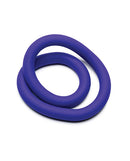 Perfect Fit Hefty Wrap Ring 12 Inch Silicone Purple on a sleek background, showcasing its adjustable design.