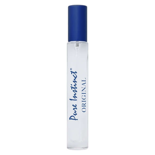 Pure Instinct Pheromone Infused Eau de Parfum Original 0.31 fl oz bottle with blue cap