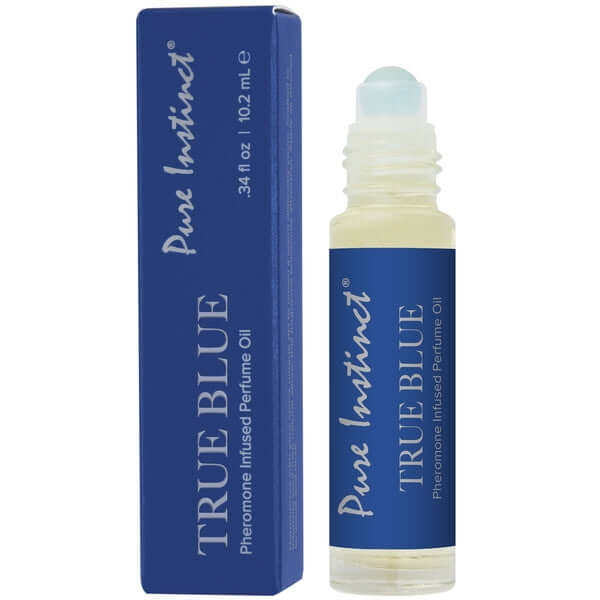 PURE INSTINCT PHEROMONE INFUSED PERFUME OIL TRUE BLUE .34L OZ/10.2ML-0