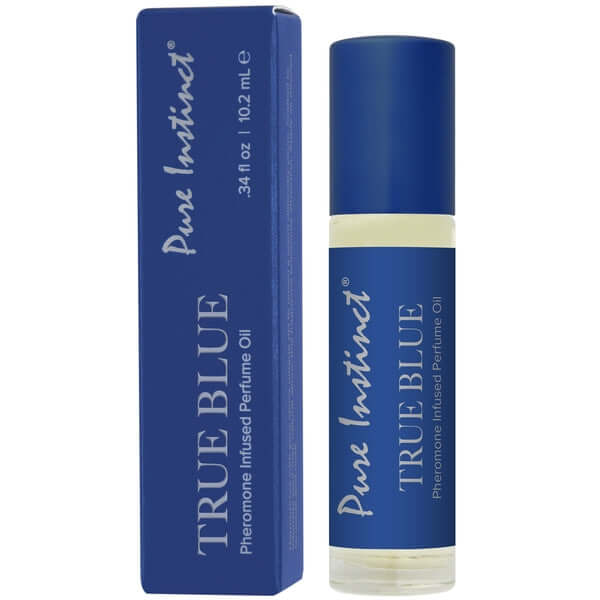 PURE INSTINCT PHEROMONE INFUSED PERFUME OIL TRUE BLUE .34L OZ/10.2ML-2