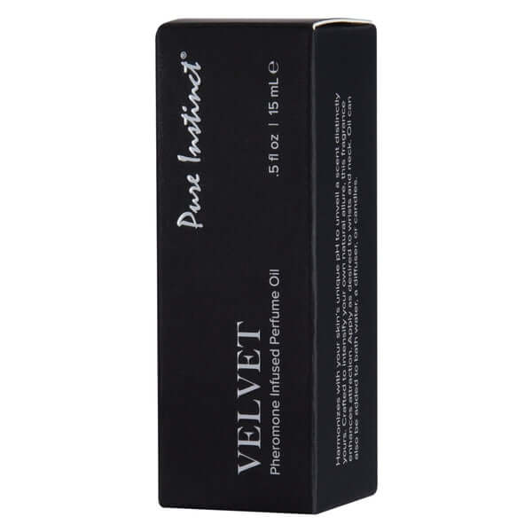 Pure Instinct Velvet Eau de Parfum Pheromone Infused Perfume Oil 0.5 Fl Oz 15ml Box