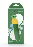 Maia Pina Rechargeable Mini Vibe packaging featuring pineapple design and promotional details.