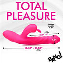 Thrusting & Vibrating Rabbit Vibe – Dual Stimulation with Powerful Thrusts and Clit Vibration
