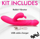Thrusting & Vibrating Rabbit Vibe – Dual Stimulation with Powerful Thrusts and Clit Vibration