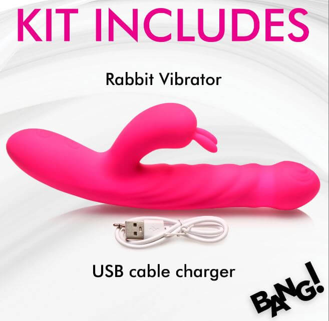 Thrusting & Vibrating Rabbit Vibe – Dual Stimulation with Powerful Thrusts and Clit Vibration