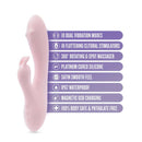 Play With Me Fairy Flutter Pink Rabbit Massager with 10 Vibration Modes, 360° G-Spot Rotation, IPX7 Waterproof, Satin Smooth Feel