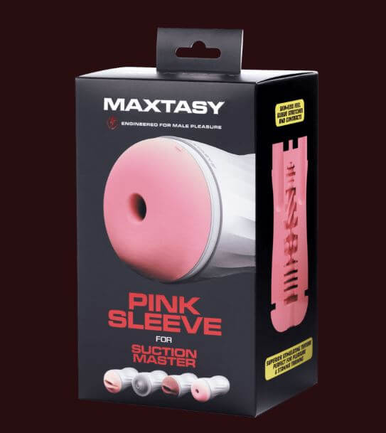 MAXTASY SUCTION SLEEVE STANDARD PINK REPLACEMENT-0