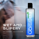 Passion Natural Water-Based Lubricant 10 Oz bottle with wet and slippery design for enhanced intimacy.