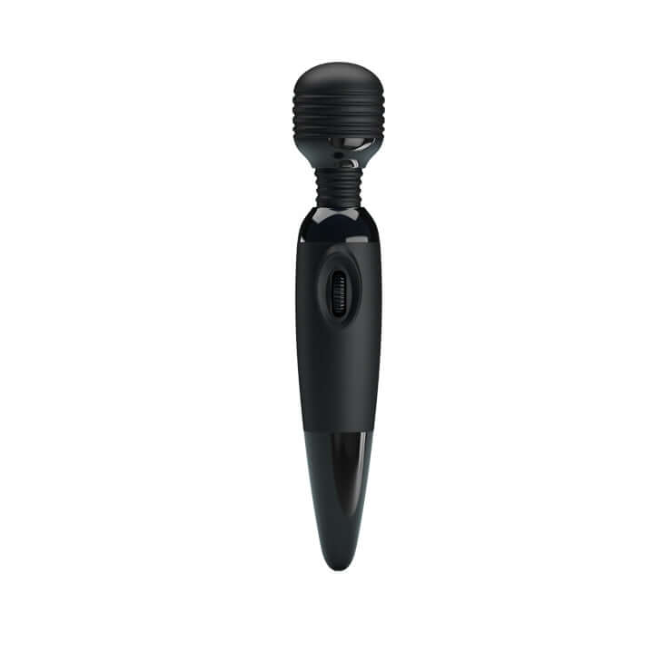 PRETTY LOVE POWER WAND-BLACK SILICONE VIBRATOR-1