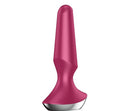 Satisfyer Plug-ilicious 2 Vibrating Butt Plug Black features a conical, tapered shape and two powerful motors for stimulation.