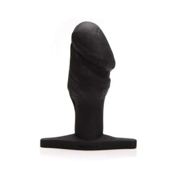 Tantus Cock Plug Onyx - Realistic Sculpted Black Silicone Plug for Intense Pleasure and Secure Fit