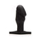 Tantus Cock Plug Onyx - Realistic Sculpted Black Silicone Plug for Intense Pleasure and Secure Fit