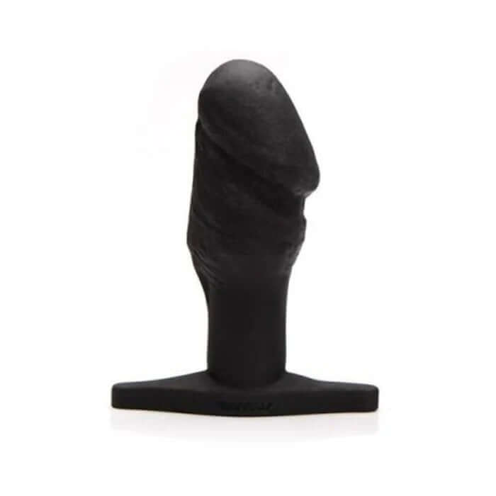 Tantus Cock Plug Onyx - Realistic Sculpted Black Silicone Plug for Intense Pleasure and Secure Fit
