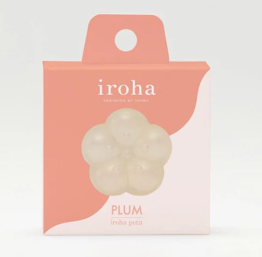 Tenga Iroha Petit Plum product packaging featuring soft, smooth design for intimate pleasure.