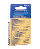 Kimono Swirl Double Spiral Shape Condoms Pack of 3 packaging with usage information and dimensions.