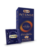Durex Intense Nitrile Condoms Pack of 10 with enhanced body heat transfer for intimate experiences.