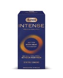 Durex Intense Nitrile Condoms Pack of 10 with better body heat transfer for a natural feeling.