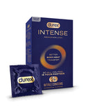 Durex Intense Nitrile Condoms Pack of 24 with better body-heat transfer for intimate connections.