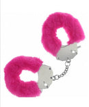 OUCH! HEAVY DUTY FLUFFY HANDCUFFS - PINK-1