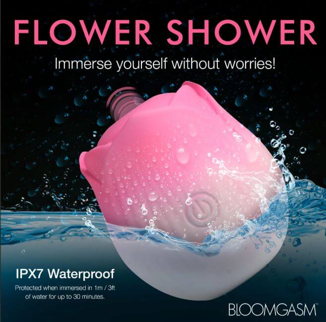 PULSING PETALS THROBBING ROSE STIMULATOR - PINK-2