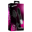 Peak Performa Lushe Interchangeable Egg Massager Black packaging featuring a versatile two-in-one massager.