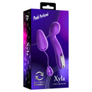 Peak Performa Xyla G-Spot and Egg Massager Purple packaging with interchangeable massager design.